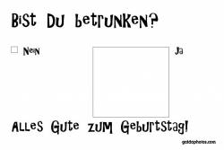 Geburtstagskarte