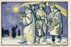 Weihnachtskarte Kaiserreich